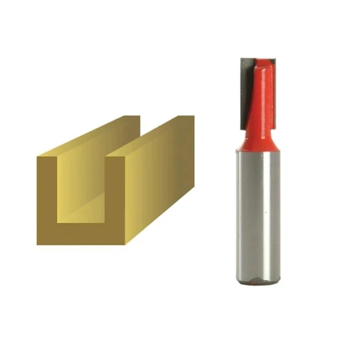 Faithfull Router Bit TCT Two Flute 10.0mm x 19mm 1/2in Shank