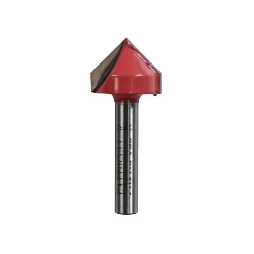 Faithfull Router Bit TCT V Groove 13.0mm x 19.1mm 1/4in Shank