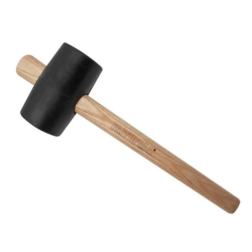 Faithfull FSC Black Rubber Mallet 16oz