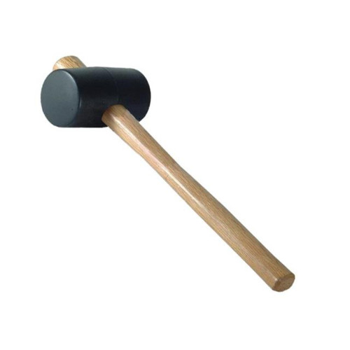 Faithfull Rubber Mallet - Black 680G (24Oz)