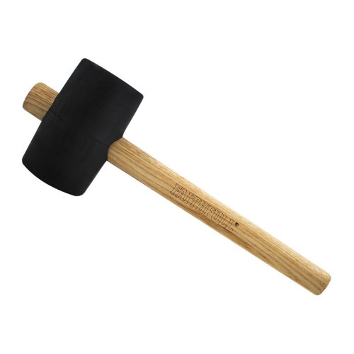 Faithfull FSC Black Rubber Mallet 24oz