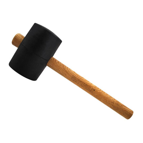 Faithfull FSC Black Rubber Mallet 40oz