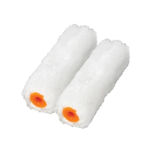 Faithfull Mini Roller Refills 100mm 4 in (2) Medium Pile