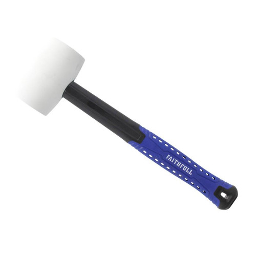 Faithfull White Fibreglass Mallet 16oz