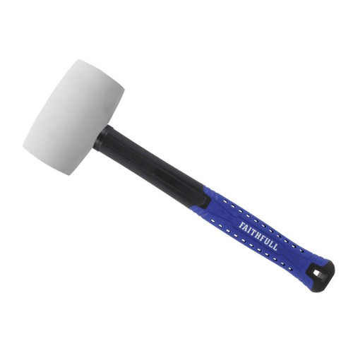 Faithfull White Fibreglass Mallet 24oz