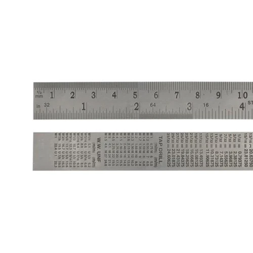 Faithfull Steel Rule 300mm / 12in x 25mm