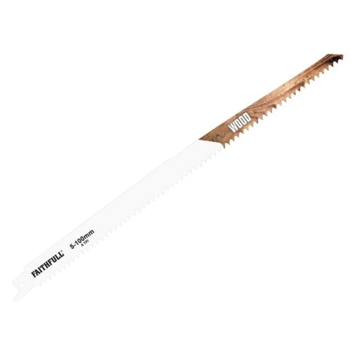 Faithfull Sabre Saw Blade Wood S1411d (Pack of 5)