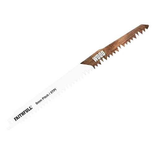 Faithfull Sabre Saw Blade Wood S1531l (Pack of 5)