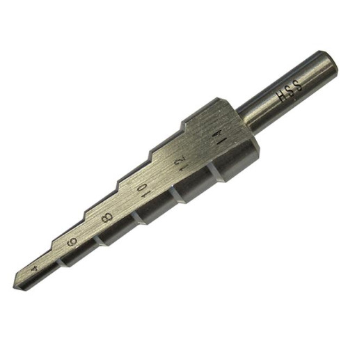 Faithfull HSS Step Drill Bit 4 to 14mm x 2.0mm