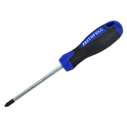 Faithfull Phillips Soft Grip Screwdriver 2Ph x 100mm