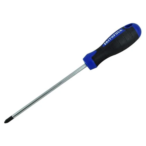 Faithfull Pozidriv Soft Grip Screwdriver PZ2 x 150mm