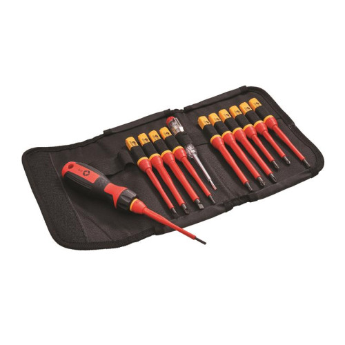 Faithfull Quick Change VDE Screwdriver Set, 13 Piece