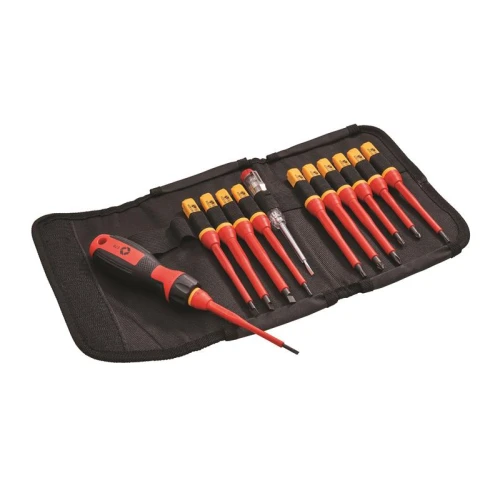Faithfull Quick Change VDE Screwdriver Set, 13 Piece