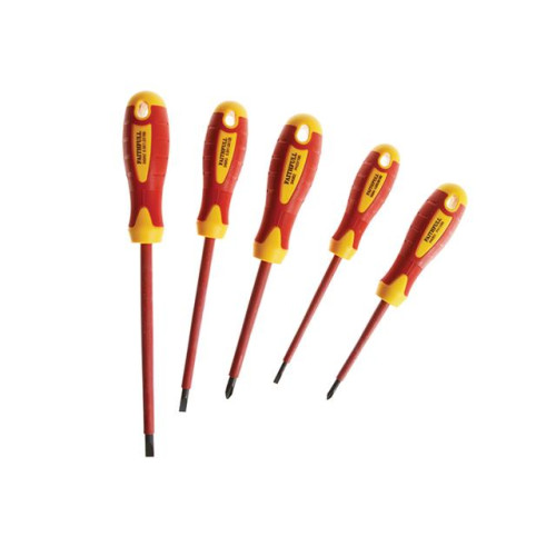Faithfull Soft Grip VDE Screwdriver Set of 5