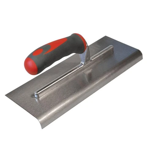 Faithfull Edging Trowel Soft Grip Handle 11in x 4 3/4in