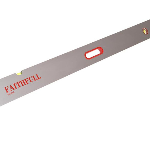 Faithfull Screeding Level 2.4M (8ft) 3 Vial & Grips