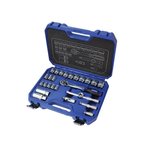 Faithfull Socket Set of 26 Metric 3/8in Drive