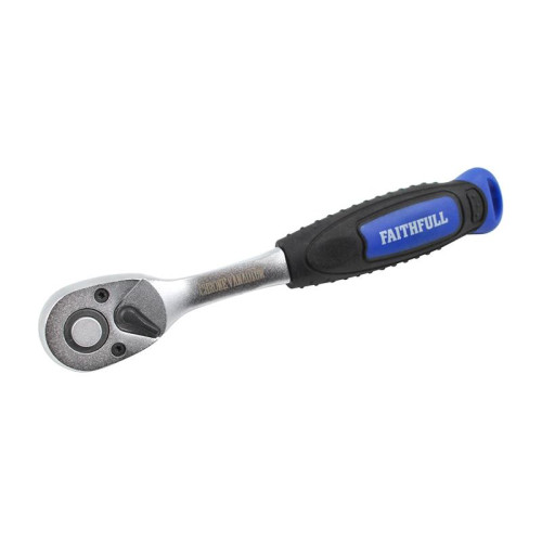 Faithfull Quick Release Ratchet Handle - 3/8in Square Drive