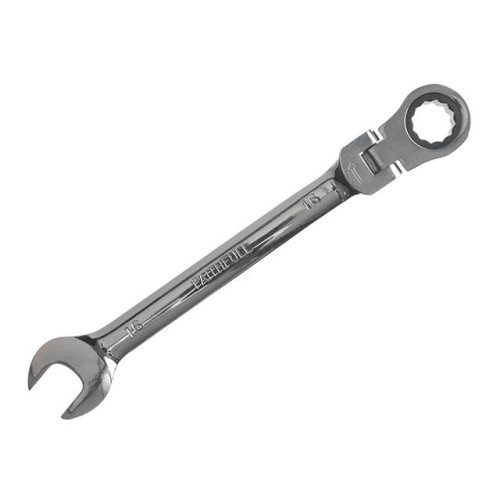 Faithfull Ratchet Combination Spanner Flex Head CV 16mm