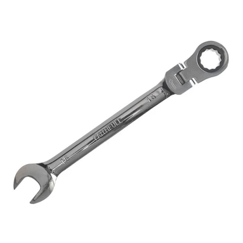 Faithfull Ratchet Combination Spanner Flex Head CV 16mm