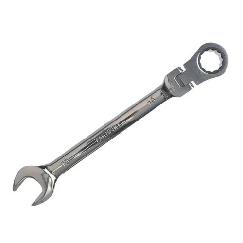 Faithfull Ratchet Combination Spanner Flex Head CV 19mm