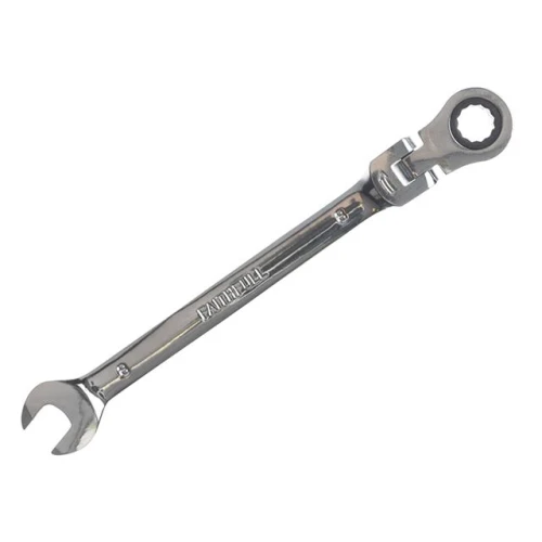 Faithfull Ratchet Combination Spanner Flex Head CV 9mm