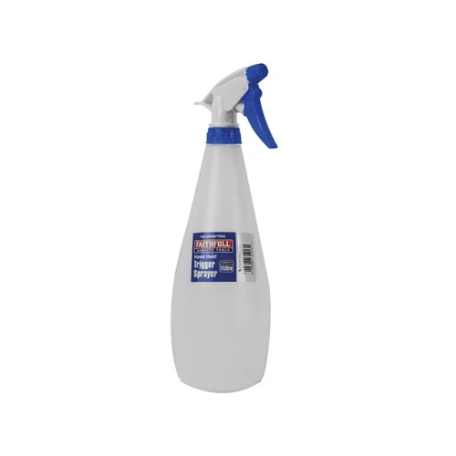 Faithfull Hand Held Trigger Spray Bottle 1 litre