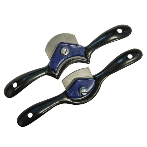 Faithfull Spokeshave Twin Pack (1 Flat & 1 Round)