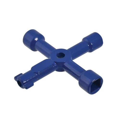 Faithfull 4-Way Services Utility Meter Key