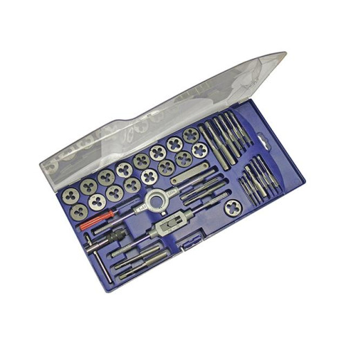 Faithfull Metric Tap & Die Set Carbon Steel (39-Piece)