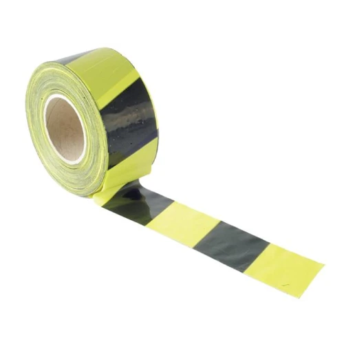 Faithfull Barrier Tape 70mm X 500M Black & Yellow