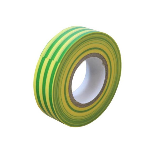 Faithfull PVC Electricial Tape 19mm x 20m Green / Yellow