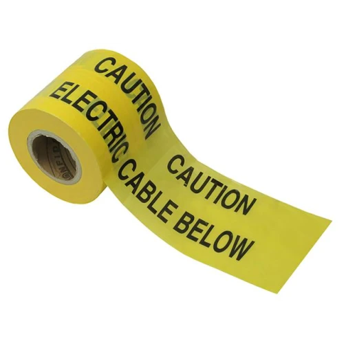 Faithfull Warning Tape 365m Electric