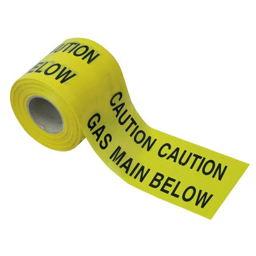 Faithfull Warning Tape 365m Gas