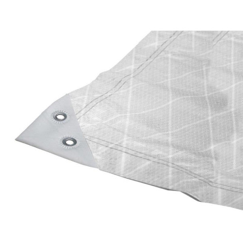 Faithfull Tough-Tarp Tarpaulin White 8 x 5m