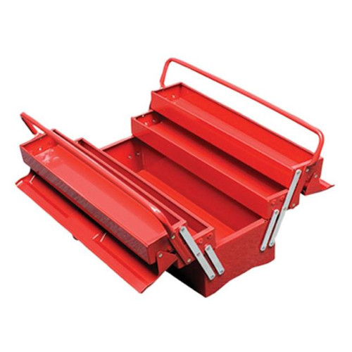 Faithfull Metal Cantilever Tool Box 49cm (19in) 5 Tray
