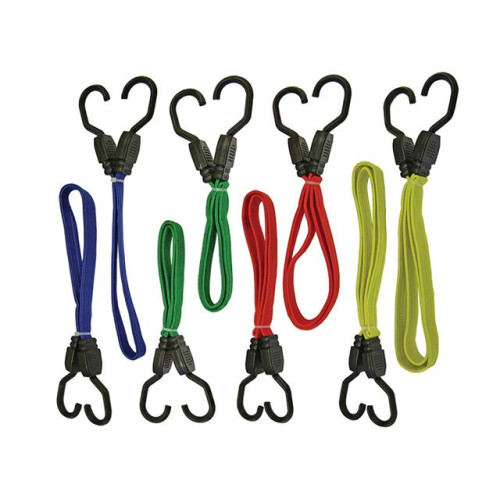 Faithfull Flat Bungee Cord Set of 8