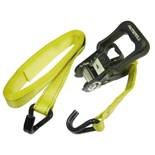 Faithfull Ratchet Tie Downs (2) 5M X 32mm Breaking Strain 2000Kg