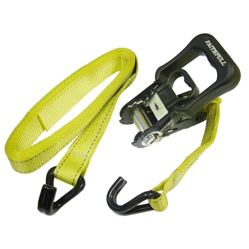Faithfull Ratchet Tie Downs (2) 5M X 32mm Breaking Strain 2000Kg
