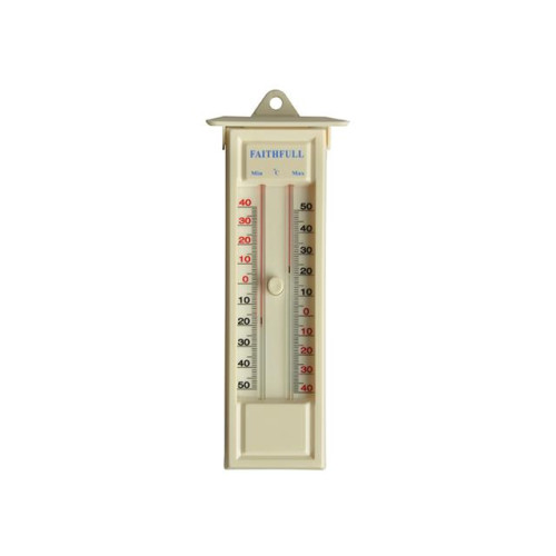 Faithfull Thermometer Press Button Max-Min