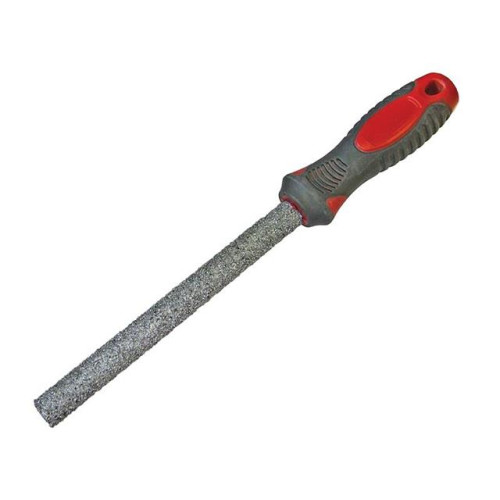 Faithfull Carbide Tile File Half Round 150mm Soft Grip