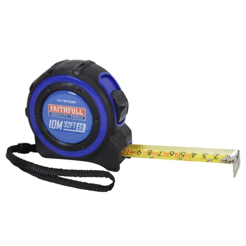 Faithfull Trade Tape Measure 10m/33ft (Width 25mm)