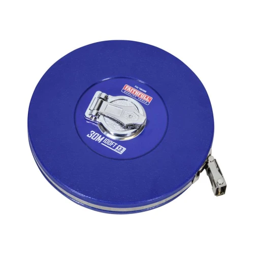 Faithfull Rounded Long Tape 30m/100ft (Width 13mm)