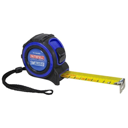 Faithfull Trade Tape Measure 5m (Width 25mm) (Metric Only)