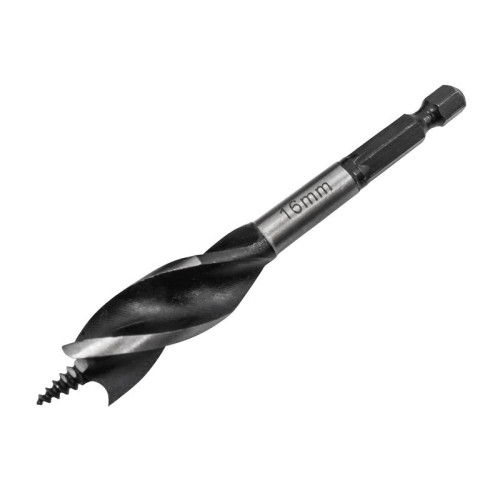 Faithfull Tri-Point Speed Auger Bit 16mm Stubby