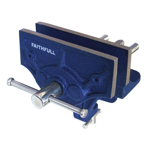 Faithfull Home Woodwork Vice 150mm (6in) - with Integrated Clam