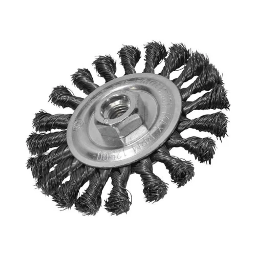 Faithfull Circular Wire Brush 115 x 12mm M14x2 Bore, 0.35mm Wire
