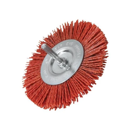 Faithfull Nylon Wheels Flat 100 x 6mm Shank