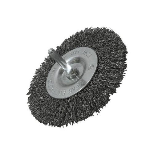 Faithfull Wire Brush 100 x 6mm Shank 0.30mm