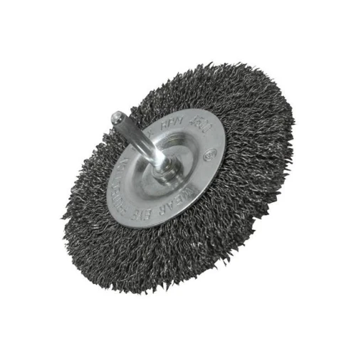 Faithfull Wire Brush 100 x 6mm Shank 0.30mm